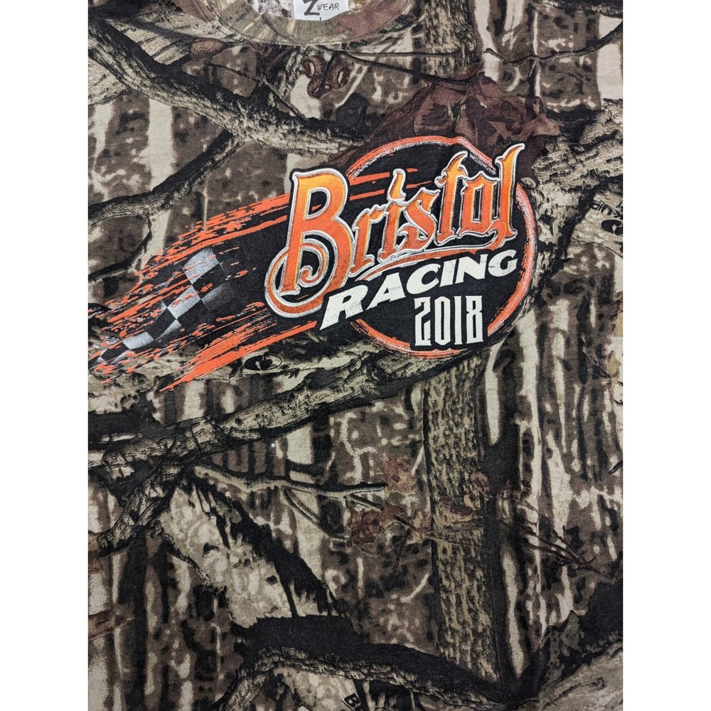 Bristol‎ Racing 2018 Green/Brown Large Mens Shirt Camo Fall Outdoors Rugged - Picture 4 of 6